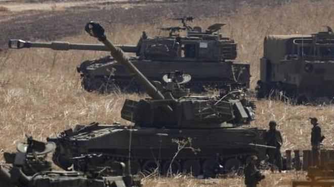 Israeli artillery unit near Israel-Lebanon border (01/09/19)