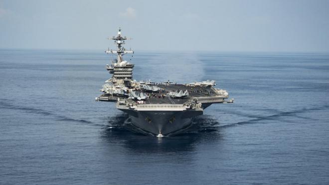 USS Carl Vinson in the South China Sea