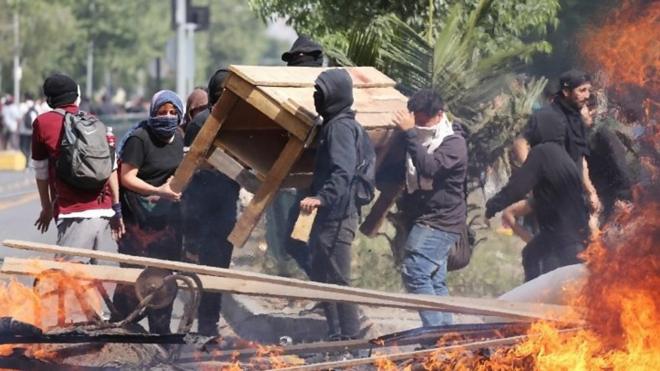 Протесты в Чили