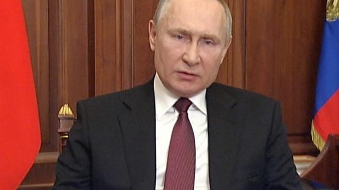 Путин объявил о начале "специальной военной операции" в Донбассе
