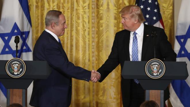 Трамп и Нетаньяху в Белом доме