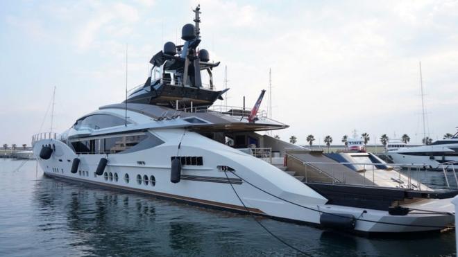 Russian oligarch Alexei Mordashov's yacht docked in Italy was seized by police last month