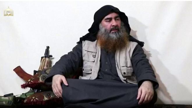 Аль Багдади, кадр из пропагандистского видео ИГ