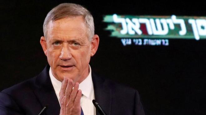 Benny Gantz, file photo January 2019