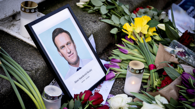 Мемориал Навальному в Копенгагене