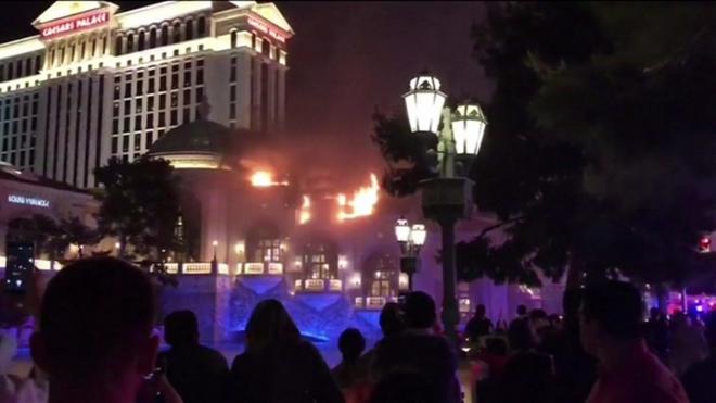 Пожар в казино Белладжио