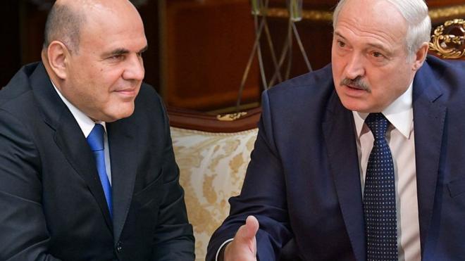 Мишустин и Лукашенко