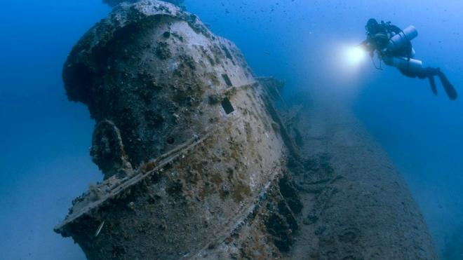 Британская субмарина HMS Stubborn, списанная после Второй мировой и затопленная в 1946 году у берегов Мальты