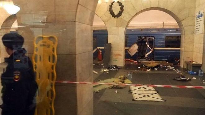 Взрыв в метро Санкт-Петербурга