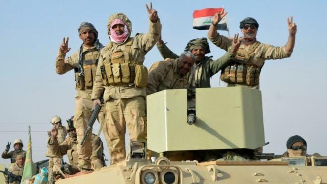 Иракские войска после освобождения Равы