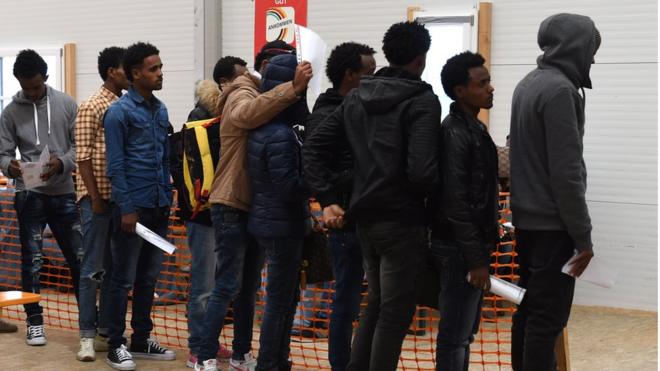 Регистрация иммигрантов в Мюнхене