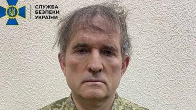 У квітні СБУ затримала Медведчука після втечі з-під домашнього арешту на початку повномасштабного вторгнення РФ 24 лютого