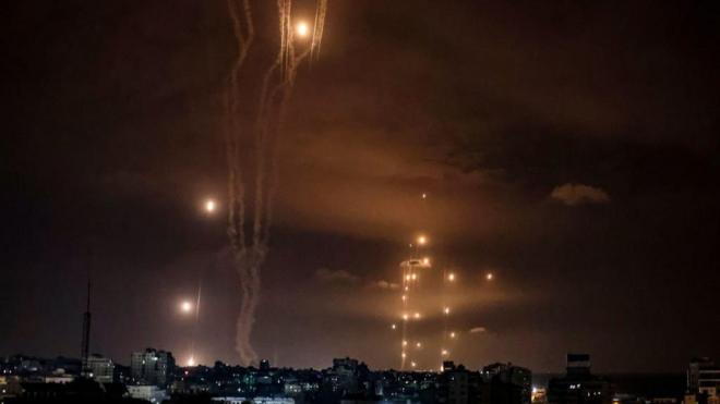 Ракеты из Газы остановлены Железным куполом Израиля