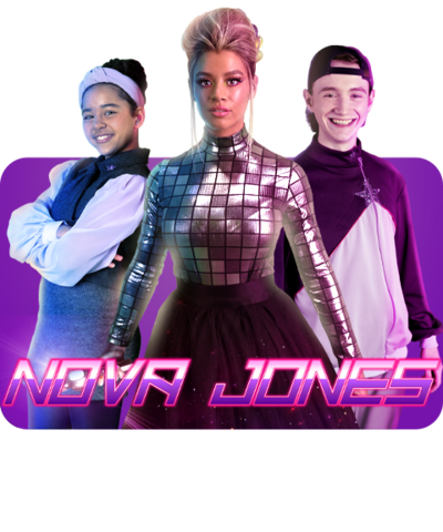 Picture of Nova Jones and her crew, Sid and Mac.