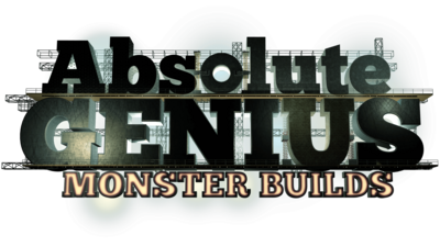 Absolute Genius Monster Builds Logo.