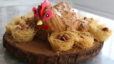 Matilda and the Ramsay Bunch - Make a broody hen cake this Easter