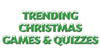 "Trending Christmas games and quizzes"