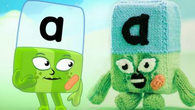 Alphablocks - Alphablocks Knitting Pattern - A