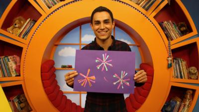 CBeebies House - Diwali Firework Picture