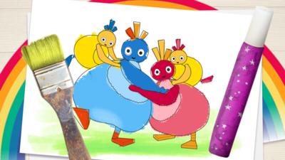 Twirlywoos - Make a Picture with the Twirlywoos
