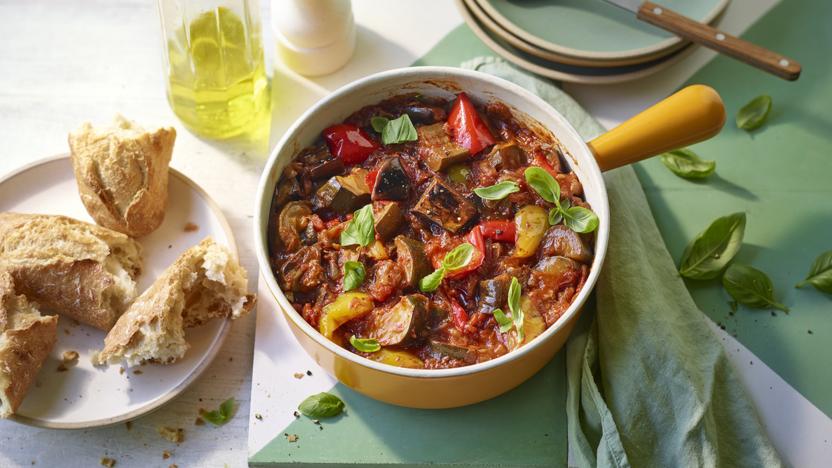 Slow cooker ratatouille