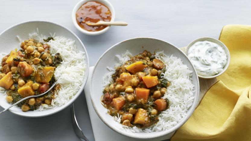 Veggie slow cooker curry