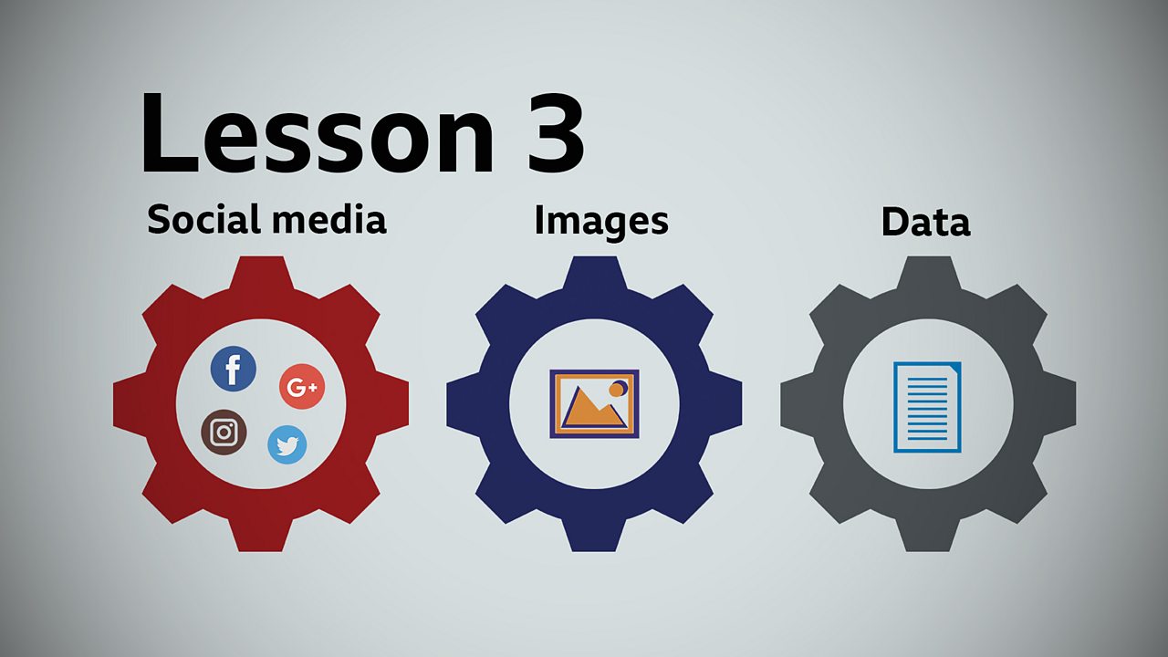Lesson 3: Social media, images and data