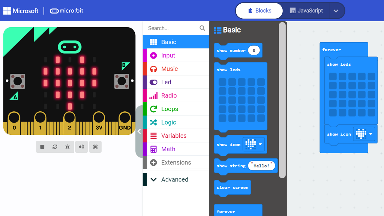 Coding made easy with the MakeCode platform