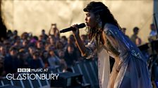 FKA twigs at Glastonbury 2015