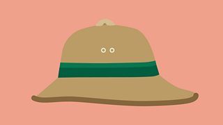 An explorer or safari hat