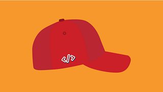 A trendy baseball cap with a developer logo on the side