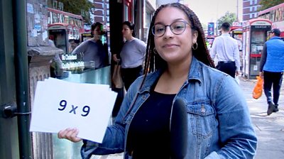 We took to the streets to test the public's multiplication skills.