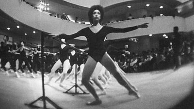 The Dance Theatre of Harlem's first performance at the Guggenheim museum in New York