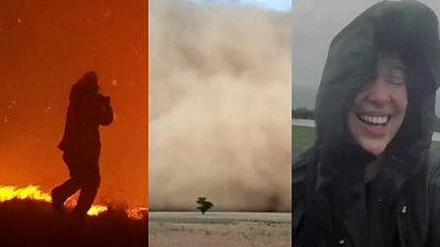 Fire, dust and rain in Australia