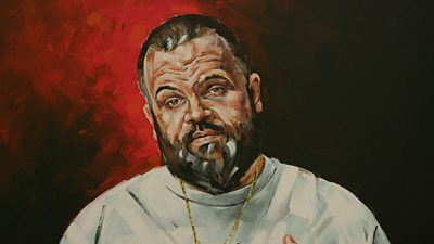 Scott Marsh's Archibald Prize portrait of Adam Briggs 2020