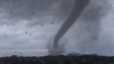 Tornado moves through Andover, Kansas