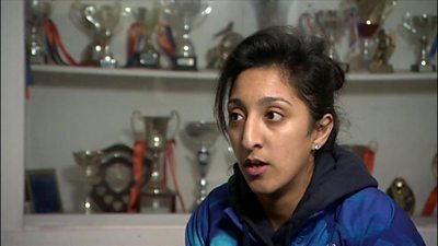 Samaira Khan scored Luton's winning goal in the third round of the Women's FA Cup