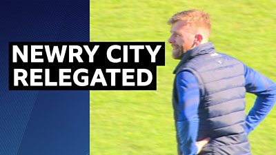 Watch: Dermot McVeigh on Newry city's relegation