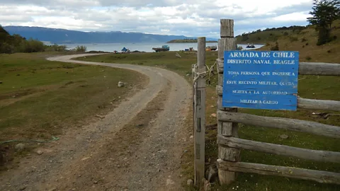 The entrance to Caleta Eugenia, Chile