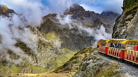 The Train d'Artouste in the French Pyrenees