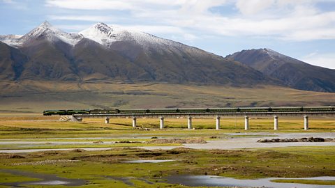 The Qinghai-Tibet railway