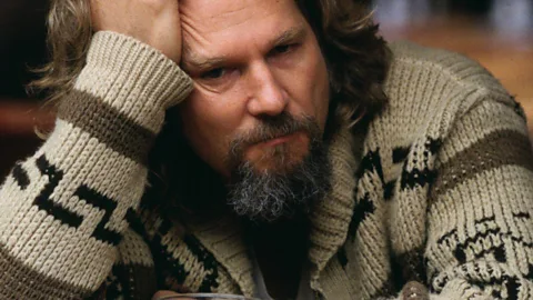 The Dude (Jeff Bridges) of The Big Lebowski in Cowichan knit
