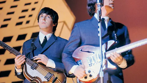 Paul McCartney plays his stolen and resurfaced bass guitar