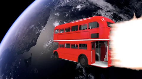 Bus approaching Earth