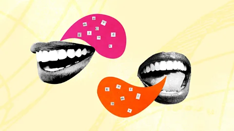 Collage of two mouths (Credit: BBC/Getty Images)