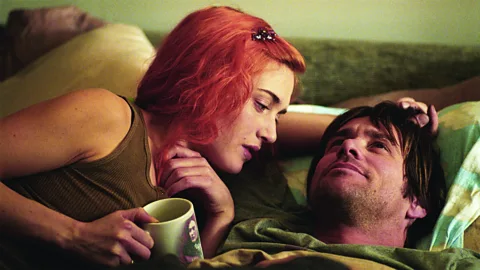 Kate Winslet and Jim Carrey in a scene from Eternal Sunshine of the Spotless Mind