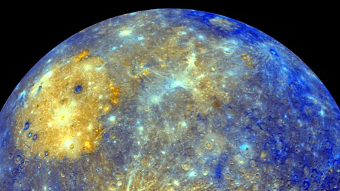 False Colour image of Mercury (Credit: Nasa/Johns Hopkins University Applied Physics Laboratory/Carnegie Institution of Washington)