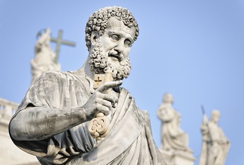 St Peter statue