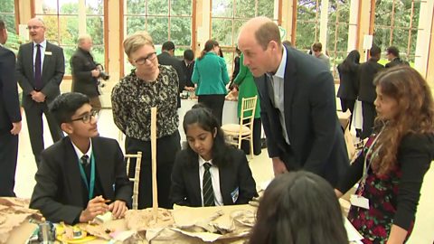Generation Earthshot: Prince William meets kids