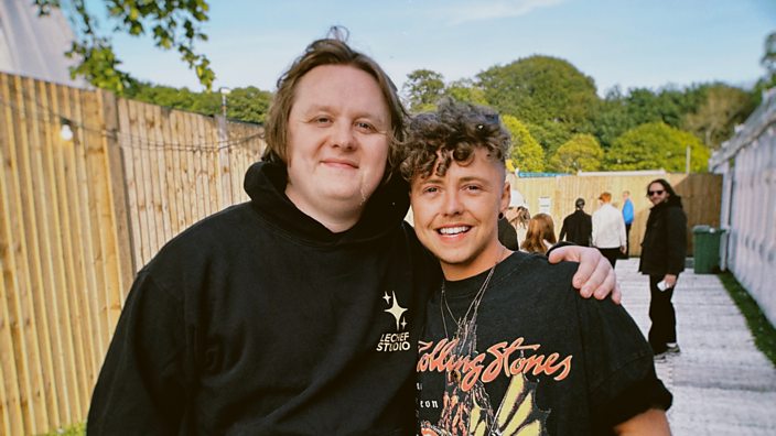 Dylan met Lewis backstage at BBC Radio 1's Big Weekend